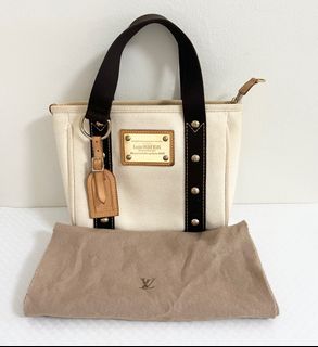 Buy Pre-Owned Authentic Luxury Louis Vuitton Toile Antigua Cabas Pm Handbag  Online