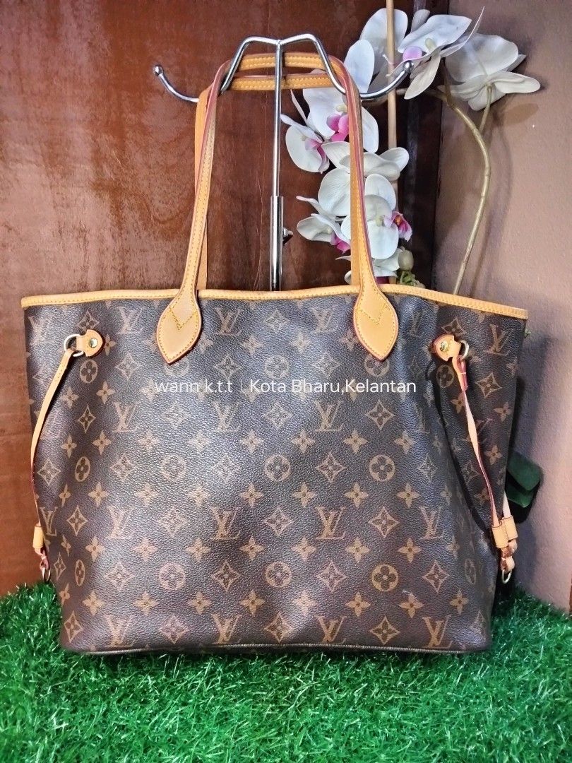 LV monogram neverfull patina tote bag, Luxury, Bags & Wallets on Carousell
