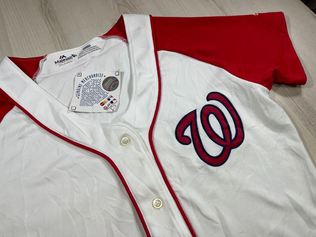 Majestic Ladies' MLB Washington Nationals Jersey #CY NEW, Women's Fashion,  Tops, Shirts on Carousell