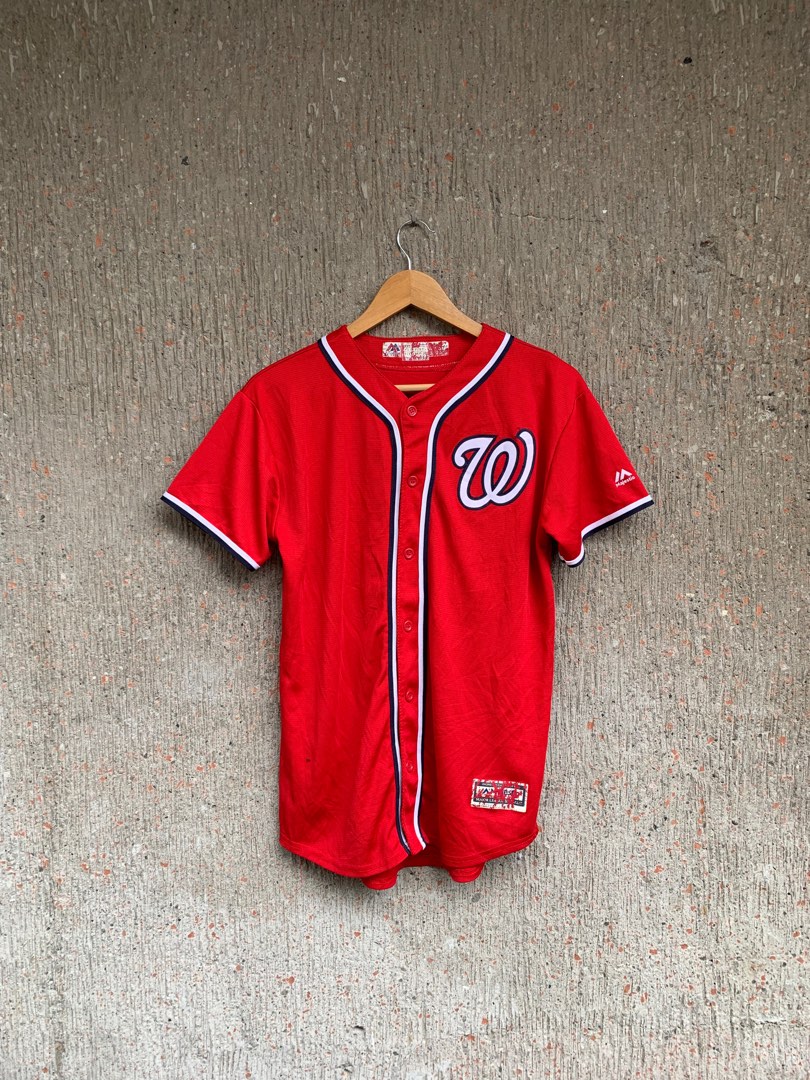 Vintage Washington Nationals Jacket AUTHENTIC Majestic MLB Collection ADULT