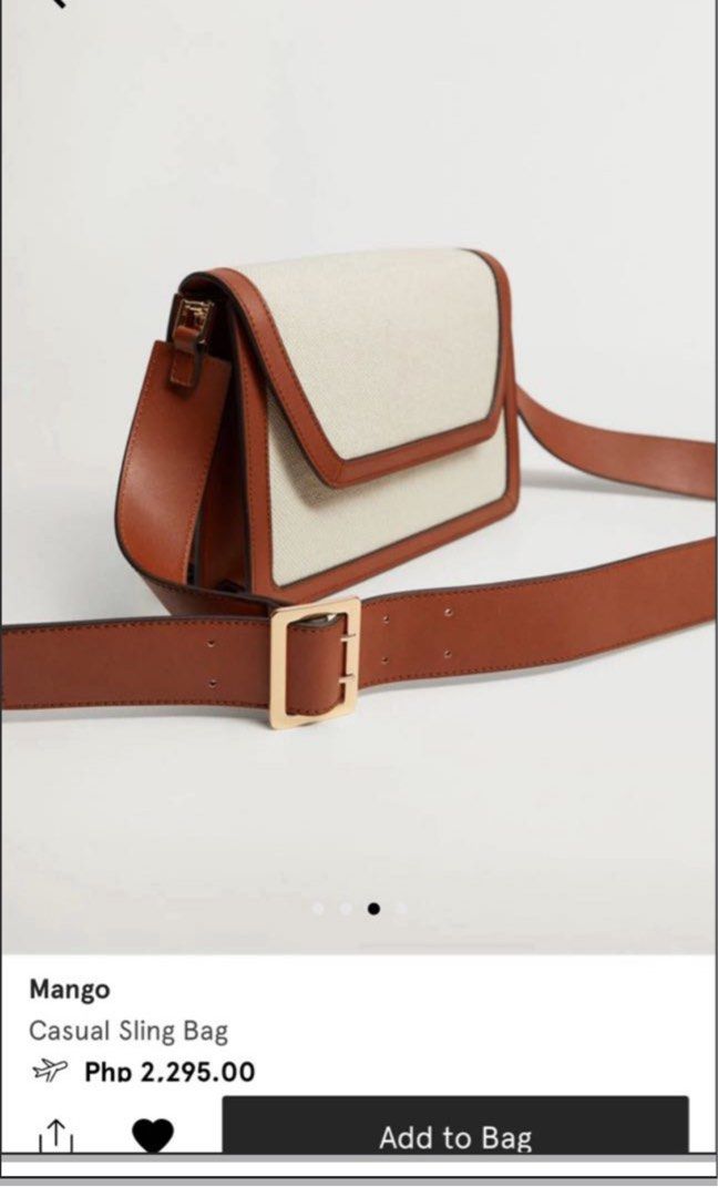 Mango casual sling bag 2025