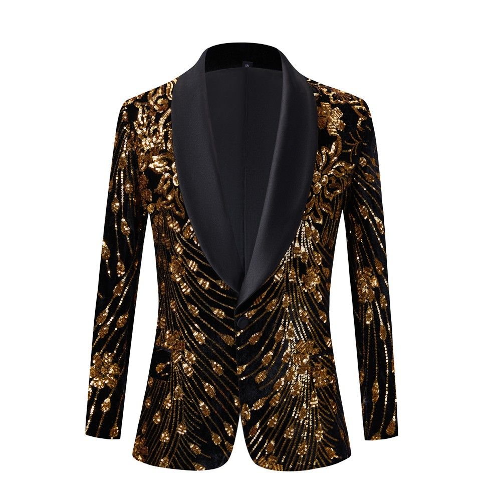 Red suit best sale jacket men