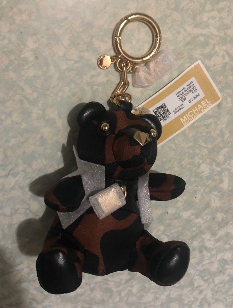 Michael kors online bear keychain
