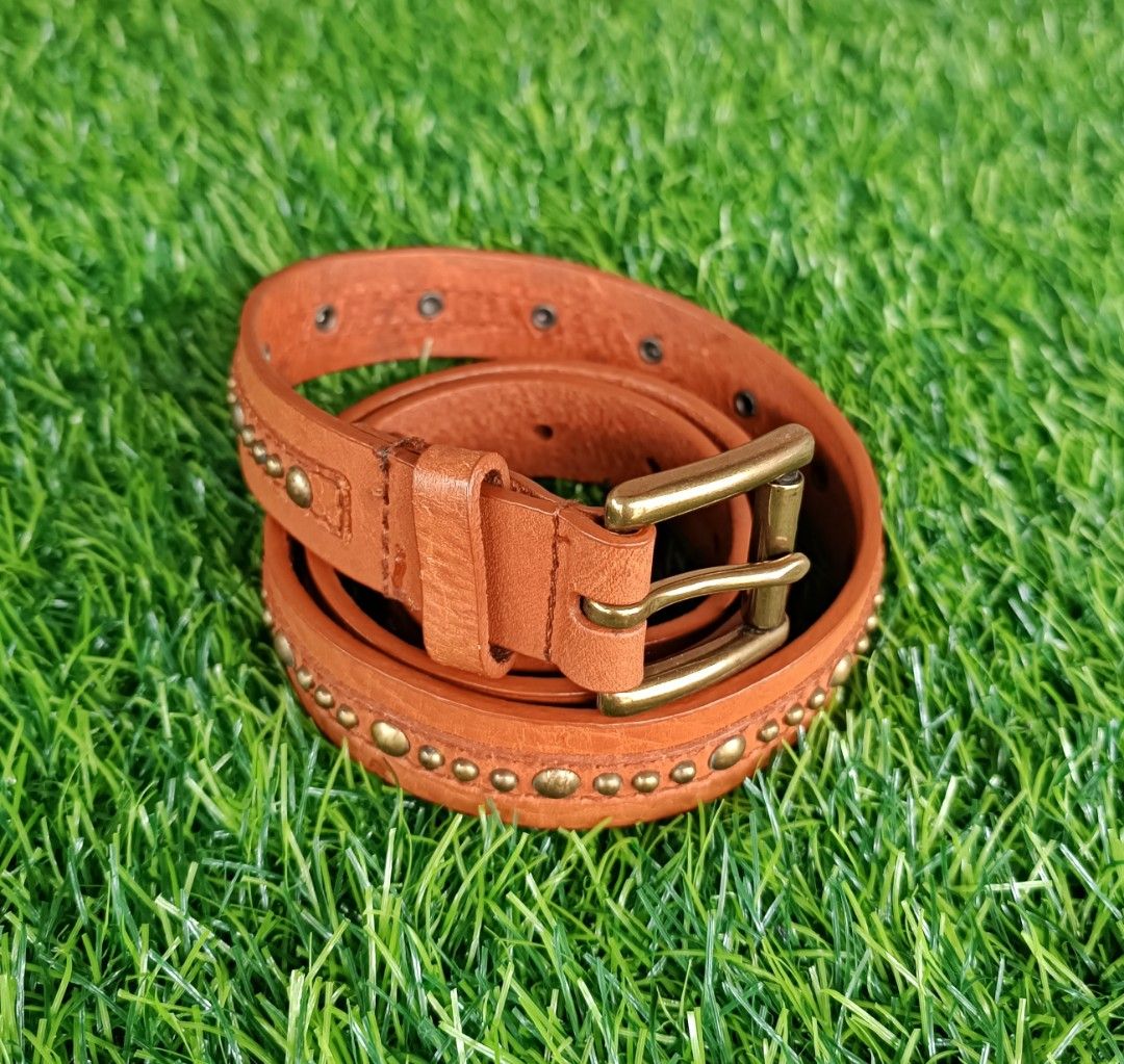 MICHAEL KORS ORIGINAL LEATHER BELT WITH BUCKLE 38.2 inchi Babies