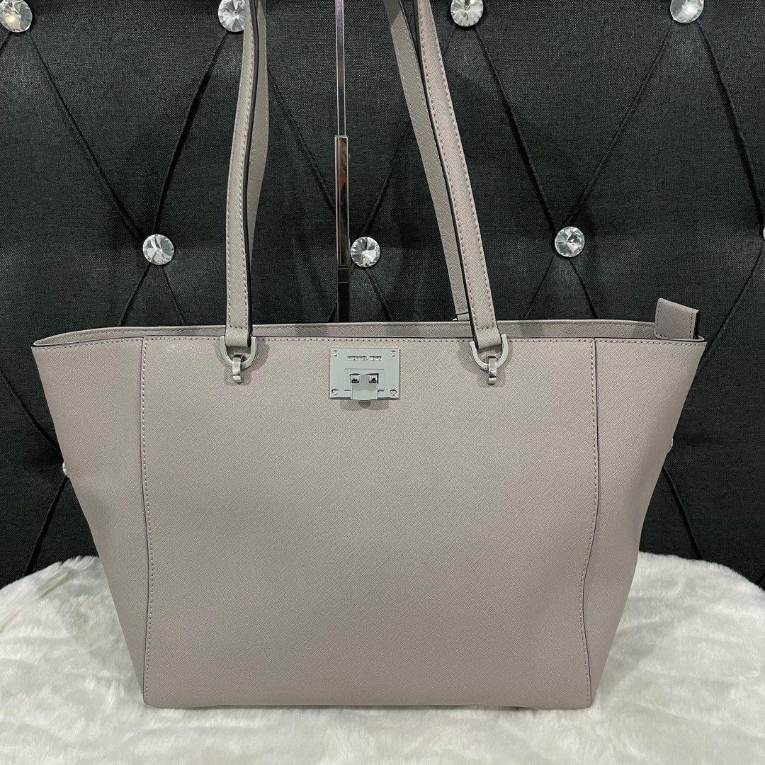 MK White Tote Bag, Luxury, Bags & Wallets on Carousell