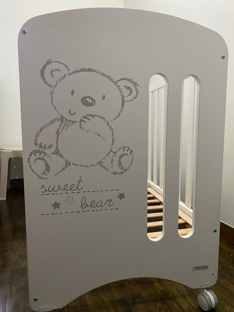 Micuna Sweet Bear Crib, Babies & Kids, Baby Nursery & Kids Furniture