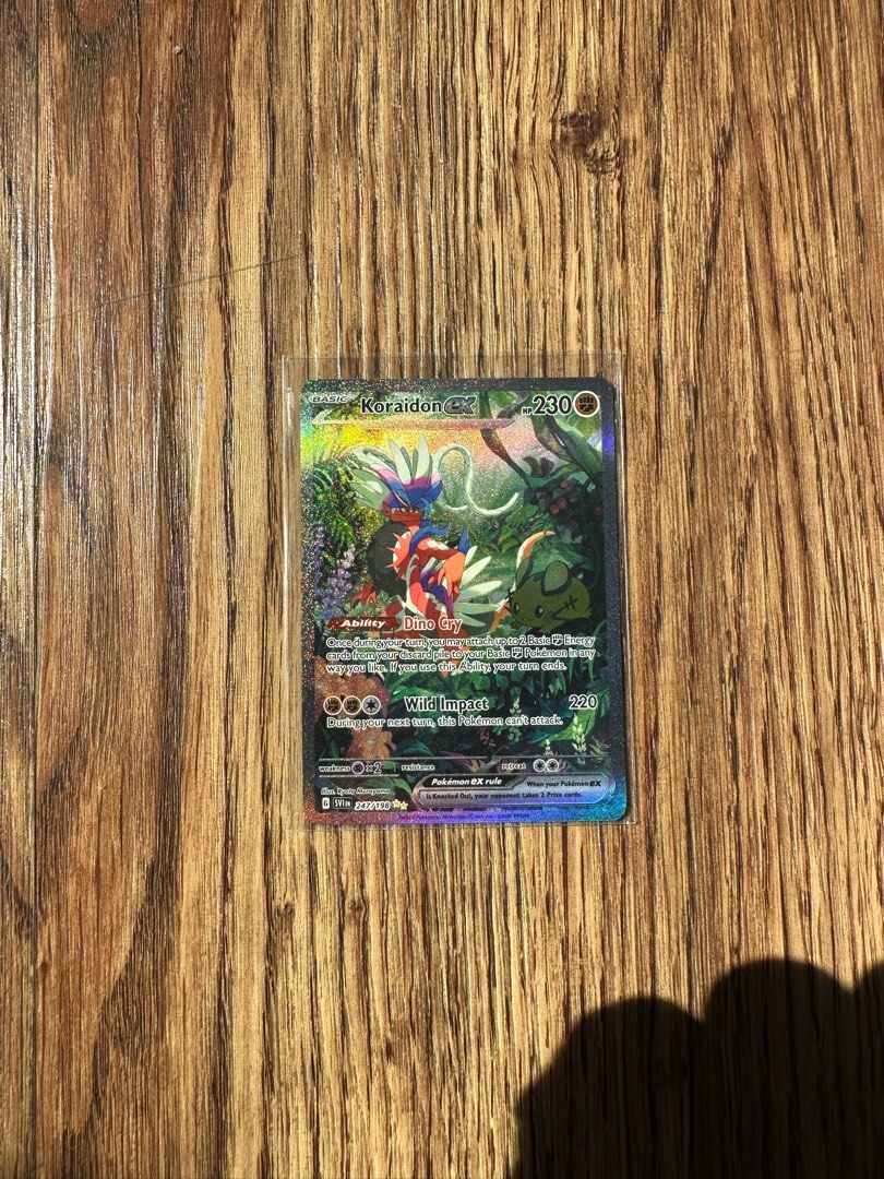 Pokémon TCG - Koraidon EX Gold (SV01), Hobbies & Toys, Memorabilia &  Collectibles, Vintage Collectibles on Carousell