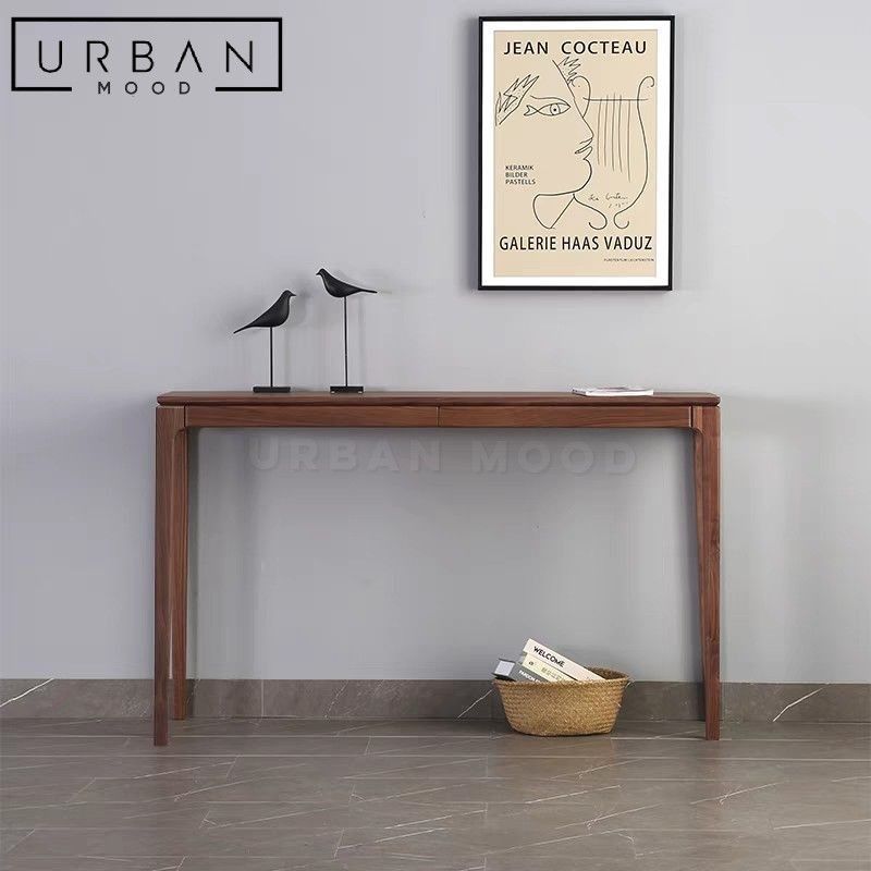 MODUM Rustic Solid Wood Console Table, Furniture & Home Living ...