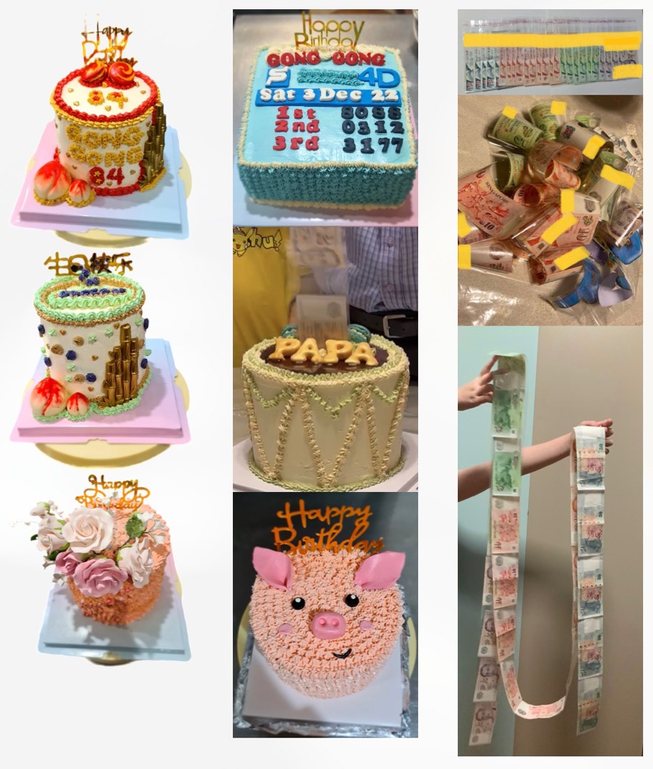 4D Simple Money Pulling Cake | Yours Sincerely Bakery