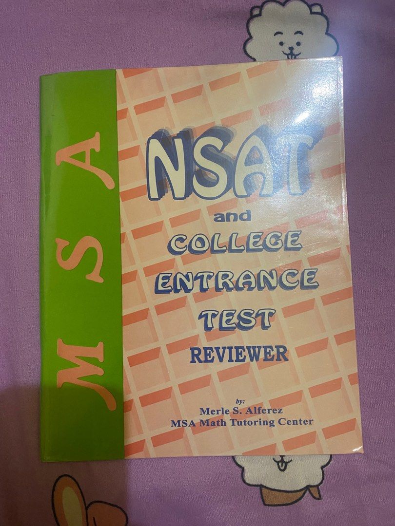 MSA REVIEWER FOR COLLEGE ADMISSION (Category: Textbooks) located in Manila. Submitted by shayyyyyyy (Listing ID 1240742020, Image 3). Description: Bought it all for 850, selling them all for only 700. Still negotiable. Rfs: nadoble bili (so eto pa yung bago, never been used but already opened and may plastic cover na each books. all in good condition!).
