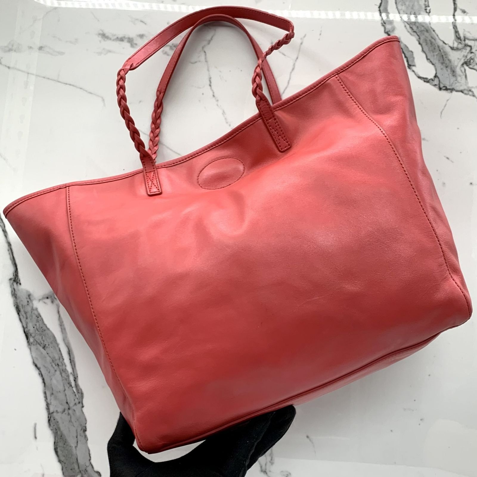 Mulberry red tote bag outlet