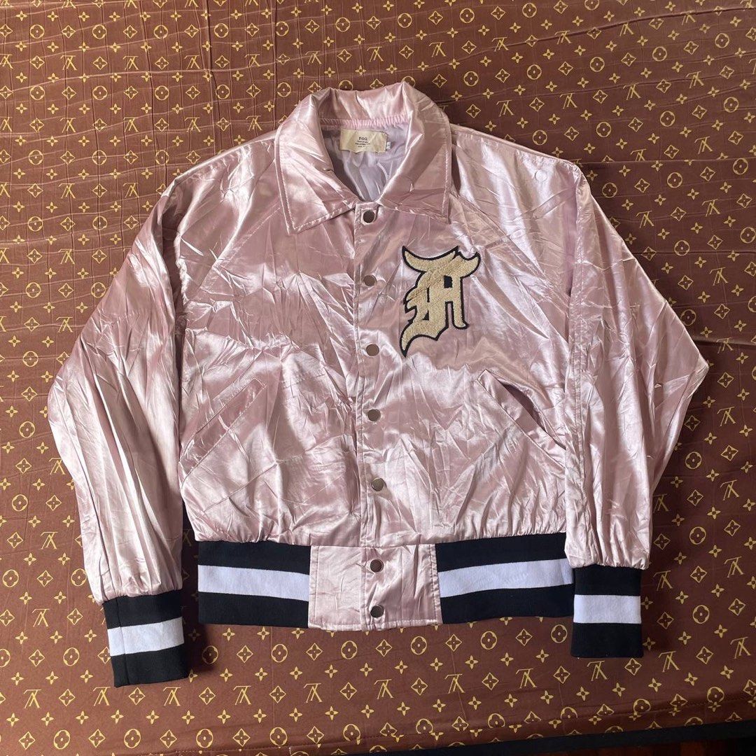 Fear of god pink satin outlet jacket