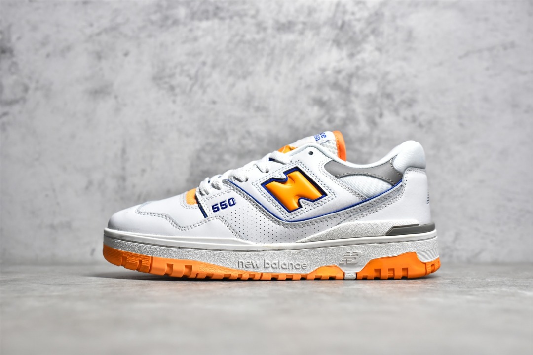 New Balance 550 White Yellow shoes, Men's Fashion, Footwear