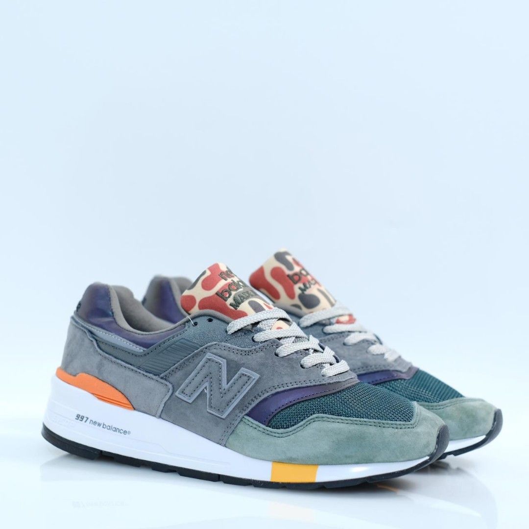 New balance 977s duck camo, Fesyen Pria, Sepatu , Sneakers di Carousell