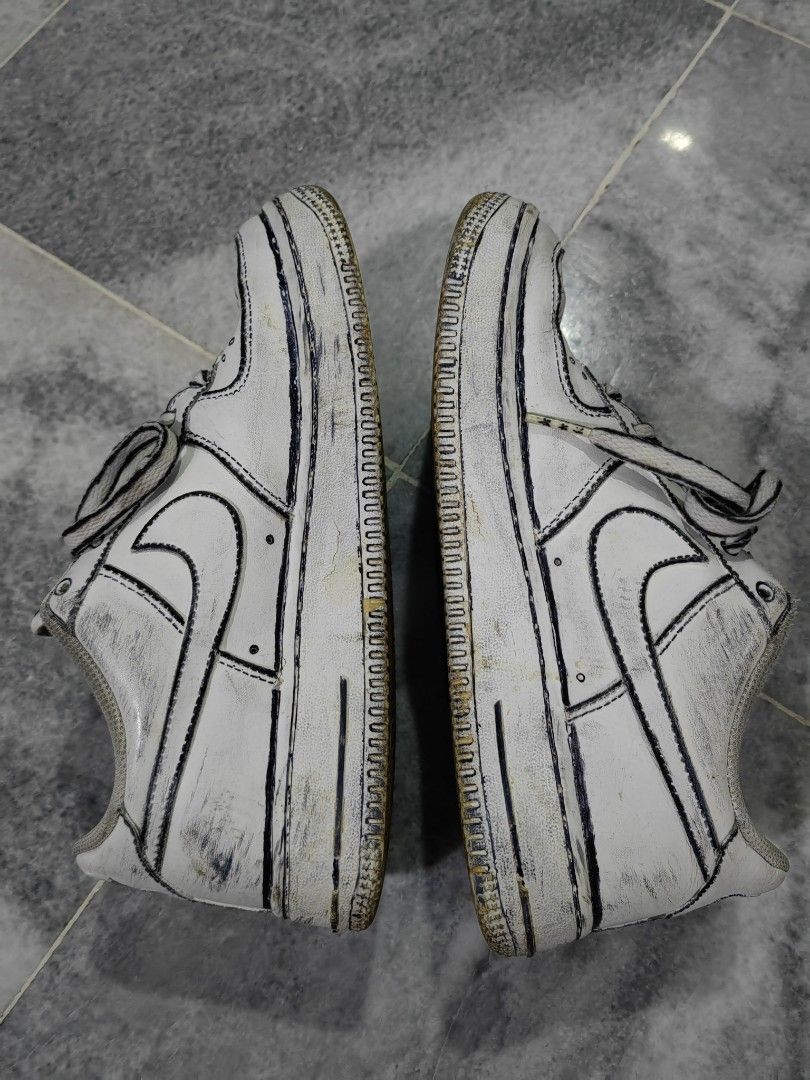 Nike air force 1 sketch custom discount