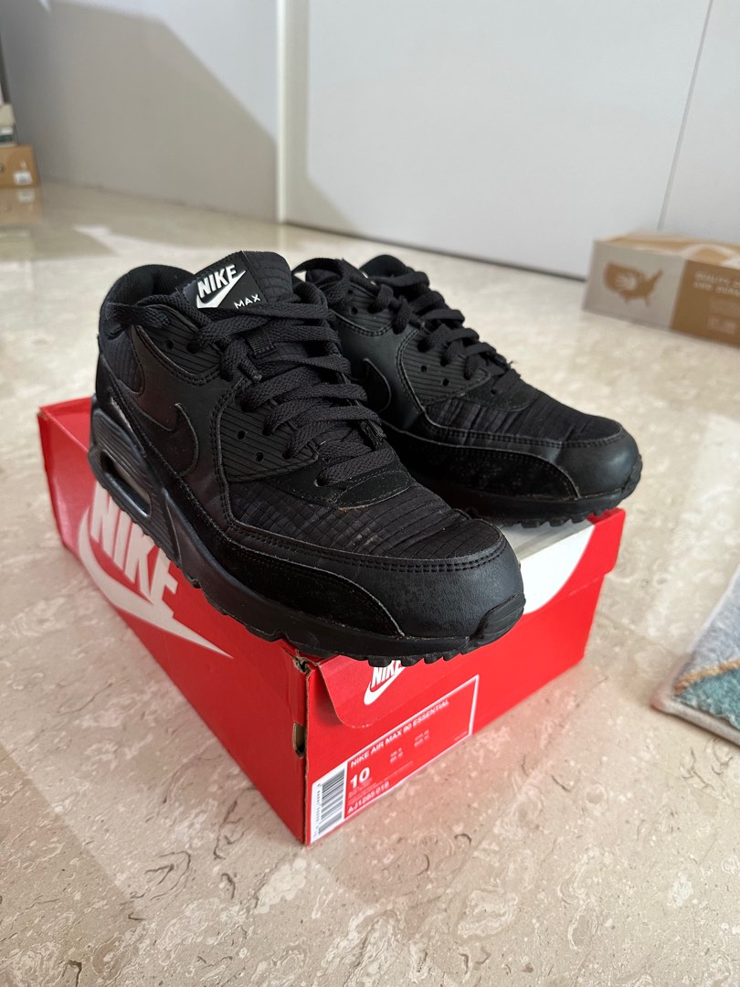 nike air max 90 all black mens