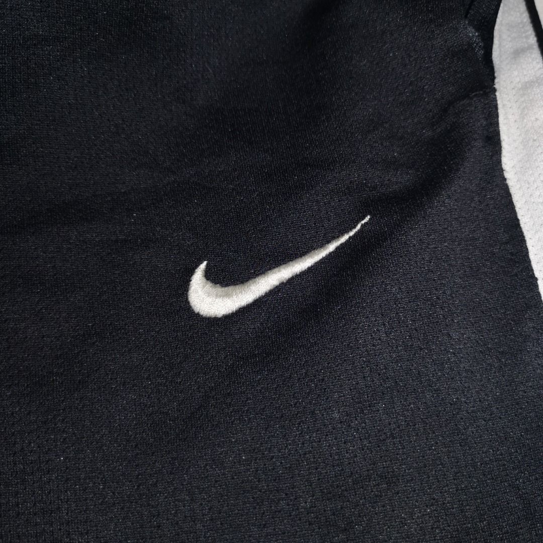 Nike Basketball Side Tape Track Pants Black White XL L42 x W36