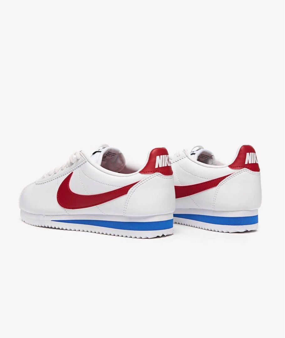 Red and white cortez nike on sale