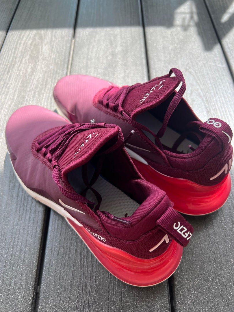 Nike air 270 maroon best sale