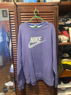 Nike purple lilac lavender sweater sweatshirt long sleeves long sleeve sweat