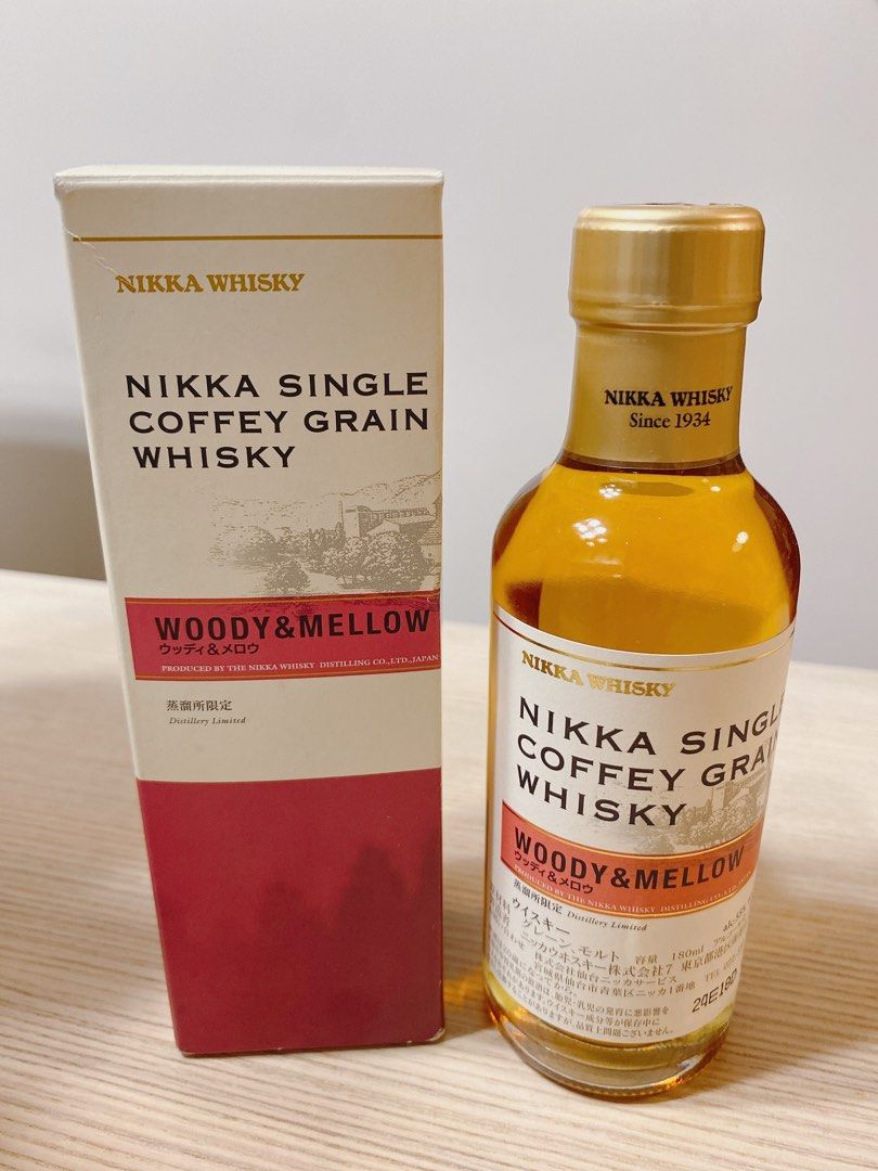余市Nikka Single Coffee Grain Whisky Woody and Mellow 180ml, 嘢食