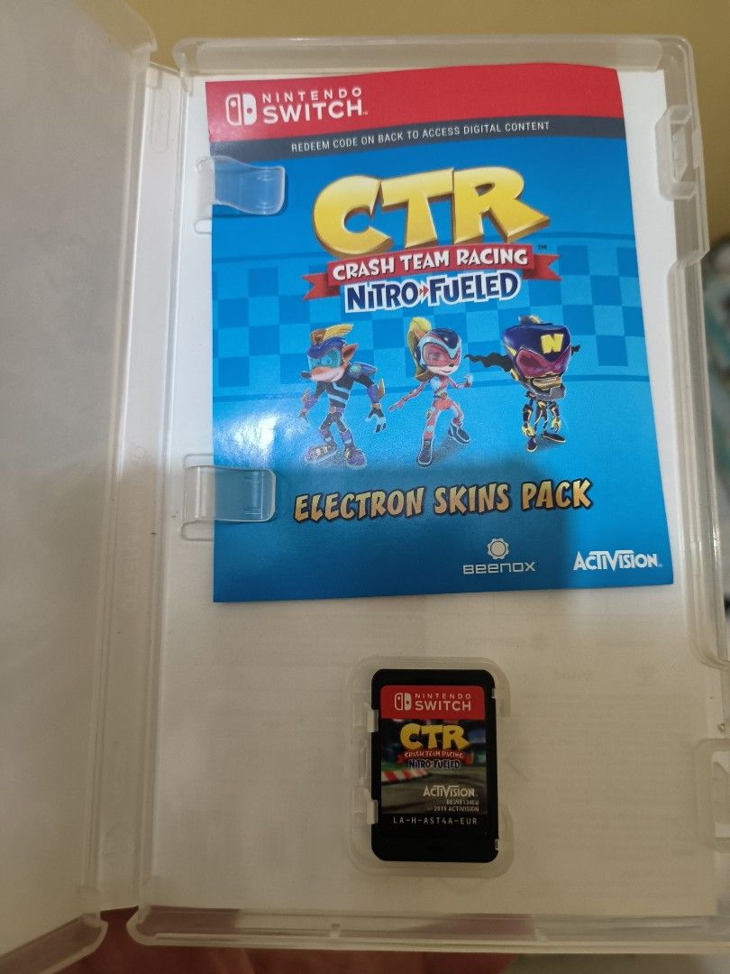 Nintendo Switch Game Crash Bandicoot Crash Team Racing CTR (Category: Nintendo) located in Hagunoy. Submitted by clubetcetera (Listing ID 1240669341, Image 3). Description: For Nintendo Switch 100% working Meet up around Malolos, Bulacan Shipping shouldered by buyer.