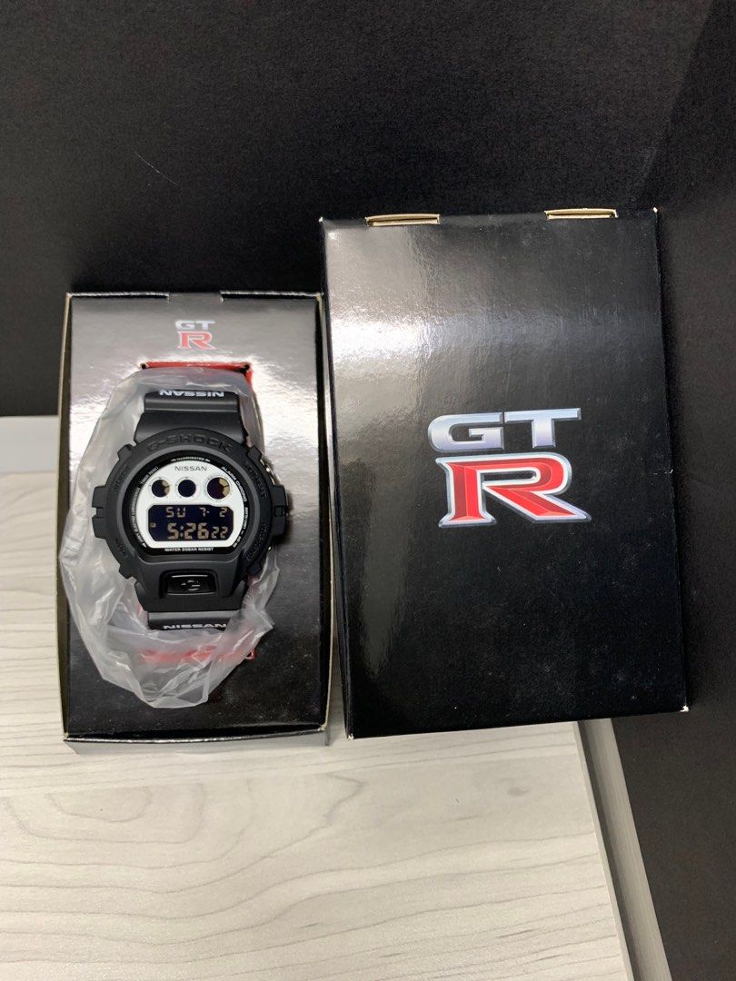 Nissan GT-R G-Shock No.KWA2003F00, 男裝, 手錶及配件, 手錶- Carousell