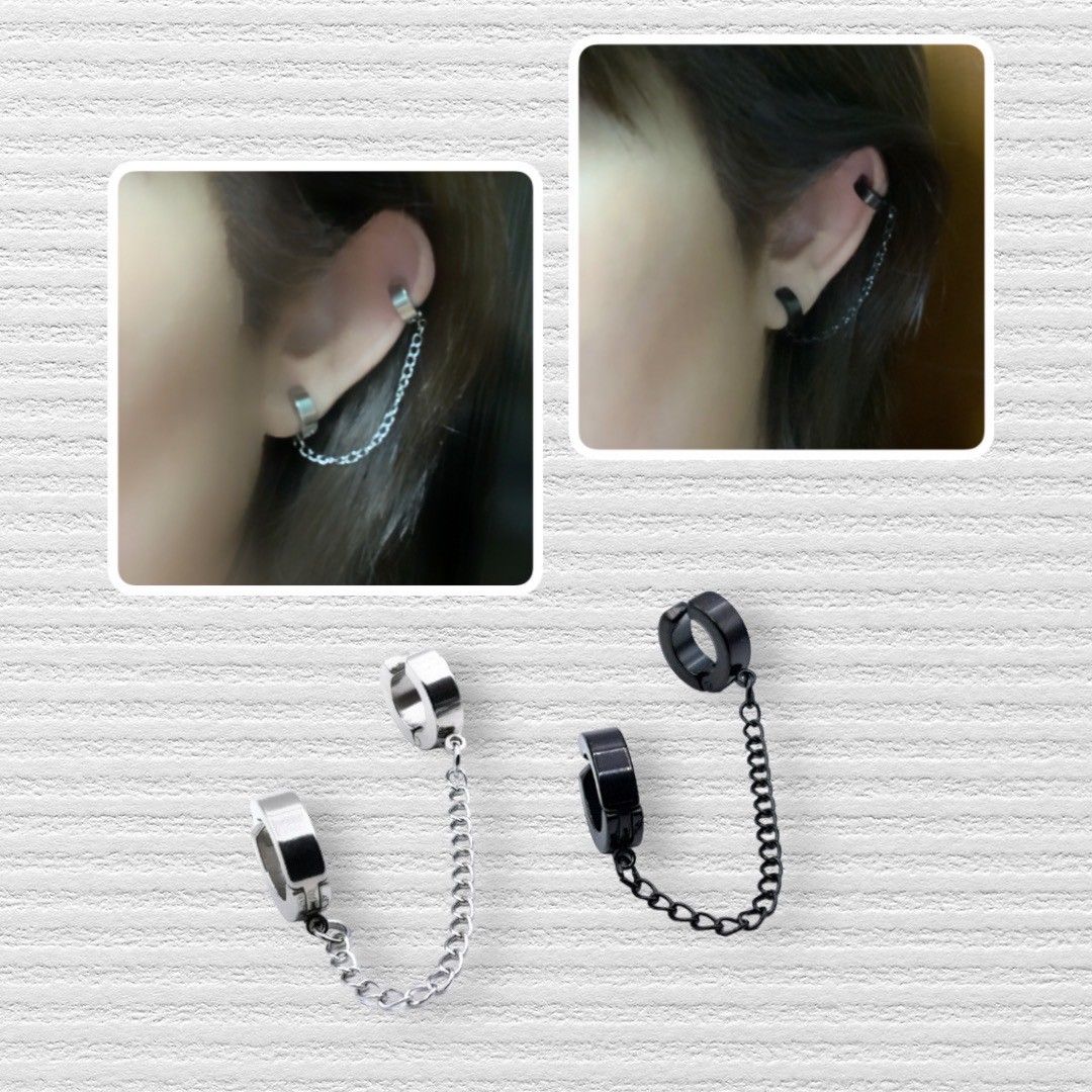10 Pairs Stainless Steel Non-Piercing Magnetic Stud Earrings Unisex Ear  Close Clip Women Men Punk Hip Hop Earring Set | SHEIN USA