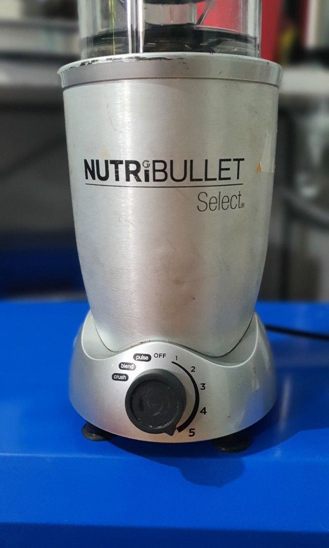 Nutribullet Select (Category: Juicers, Blenders & Grinders) located in Taguig. Submitted by roma2701 (Listing ID 1240632621, Image 2). Description: Mall pullout from Australia 220V Unit , blade and 1 big bottle No BOX.
