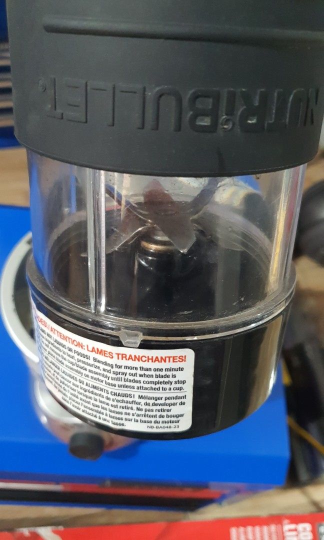 Nutribullet Select (Category: Juicers, Blenders & Grinders) located in Taguig. Submitted by roma2701 (Listing ID 1240632621, Image 3). Description: Mall pullout from Australia 220V Unit , blade and 1 big bottle No BOX.
