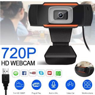 ODSCN Webcam 720P Full HD Video Call For PC Laptop With Microphone Home USB Video Webcam