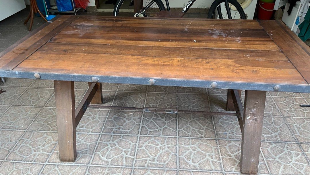 Old wood deals table for sale