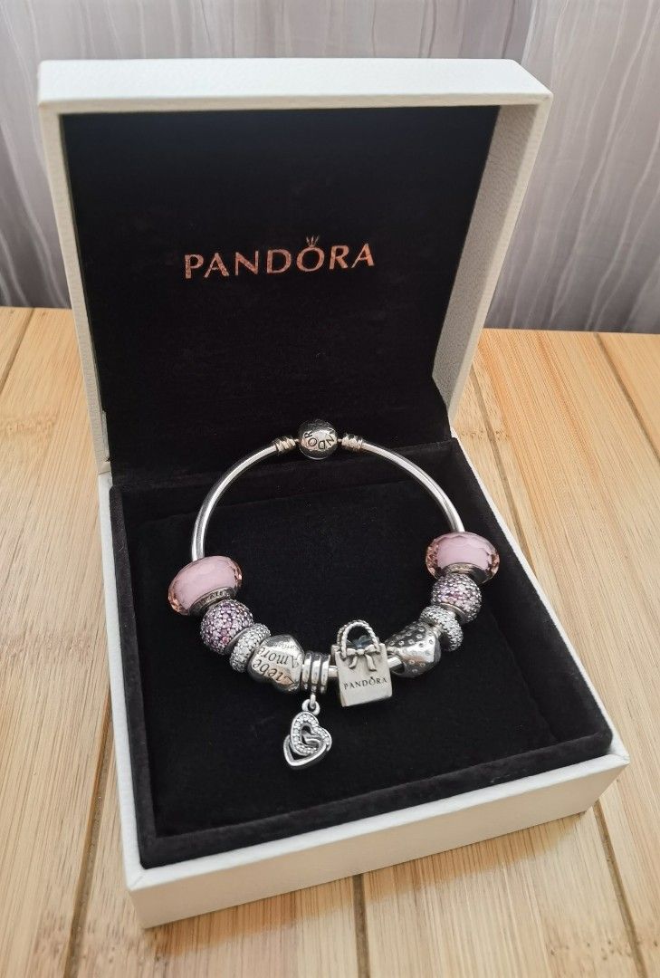 pink pandora bracelet ideas