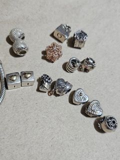 PANDORA charms and bracelet