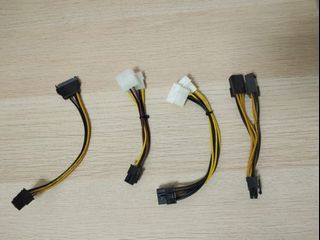 Pcie SATA/molex adaptor cables