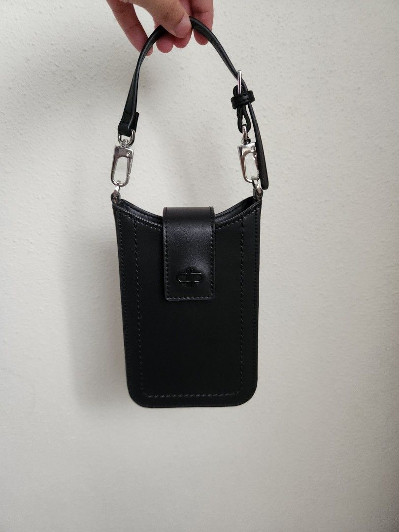 Pedro Black Leather Sling Bag w/ Glass Detail, Women's Fashion, Bags &  Wallets, Cross-body Bags on Carousell