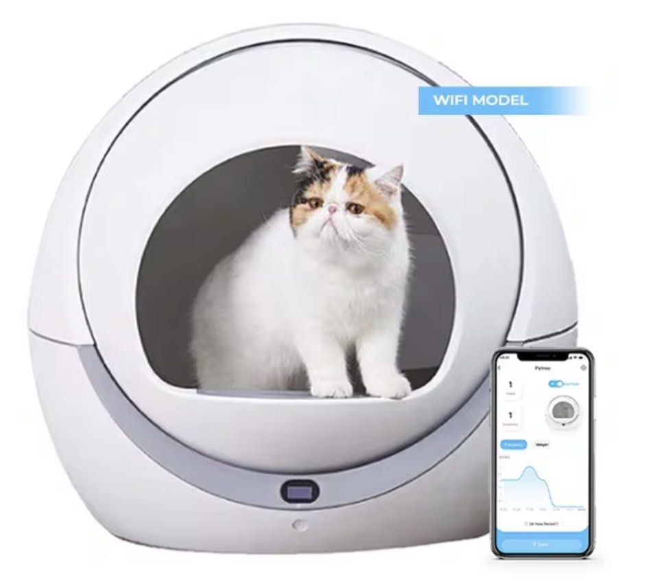 PETREE Automatic Cat Litter Box WIFI Model, Pet Supplies, Homes