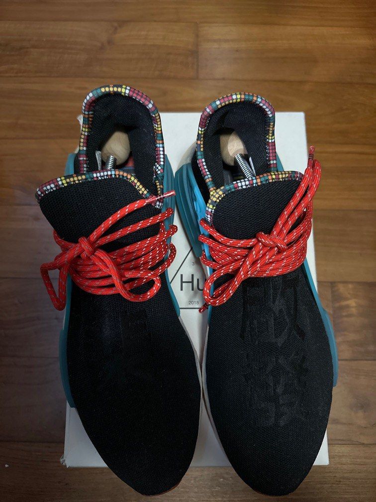 Red and black clearance human race nmd
