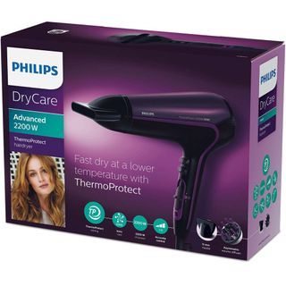 Philips HP8233/03 ThermoProtect Ionic Hairdryer, 2200W, Purple