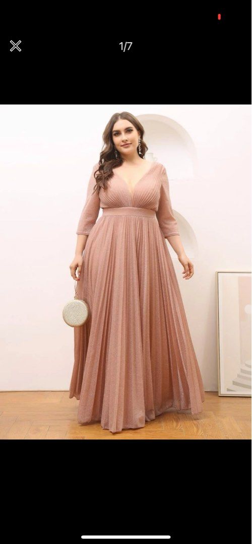 Pink Gown (Category: Evening dresses & gowns) located in Bacoor. Submitted by gkp14 (Listing ID 1240668745, Image 1). Description: Size 0XL. Bought it in Shein. Sinukat lang. Natapon ko na kasi yung original packaging kaya di ko mareturn. Original Price 2.6k.