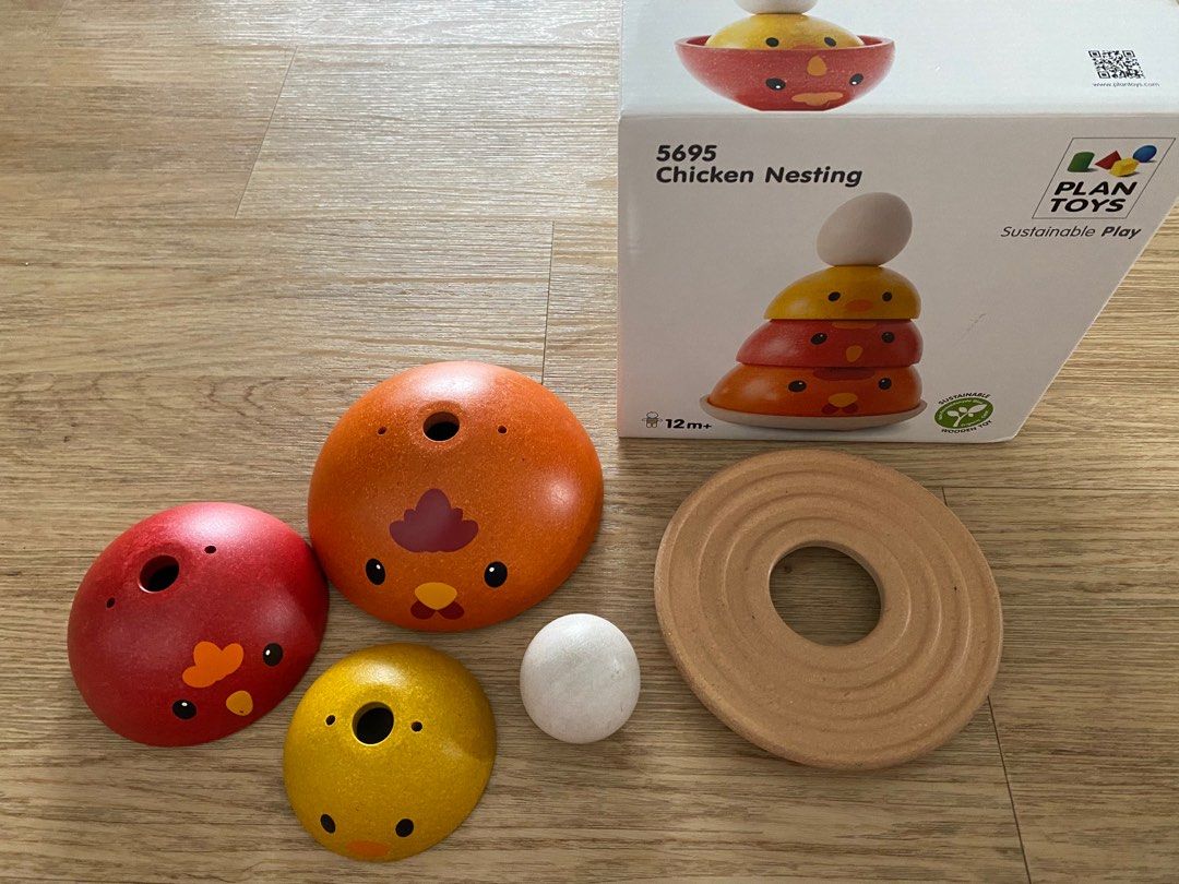 Plan toys sale chicken nesting