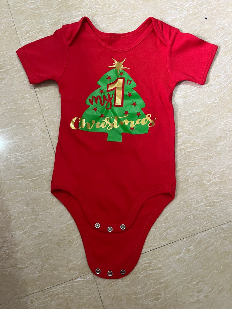 My first ugly clearance sweater onesie