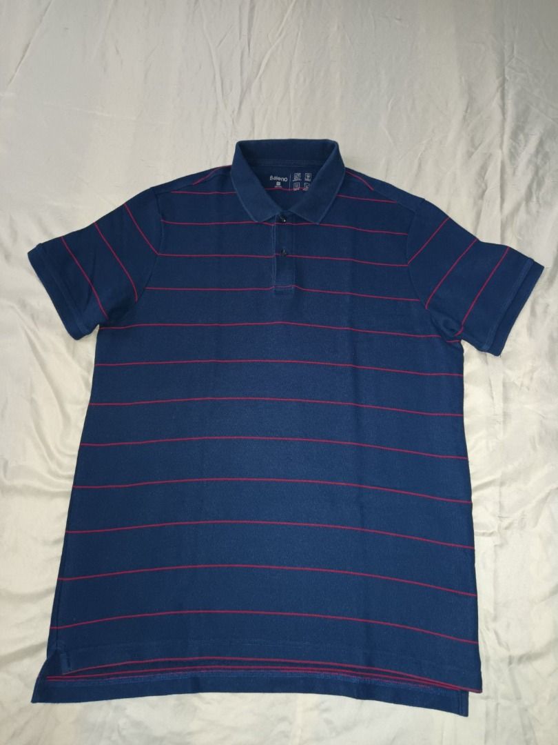 Preloved Baleno Polo Shirts (Category: Tshirts & Polo Shirts ) located in Quezon City. Submitted by margas_essentials (Listing ID 1240670235, Image 2). Description: Preloved Baleno Polo Shirts Price is per oiece Size: XL No flaw but with signs of use (blue shirt has slight faded line on the collar fold, but not visible when worn) Bundle price: take 2 for only PHP500.00 Authenticity guaranteed Payment first before shipping Mode of payment: bank tr