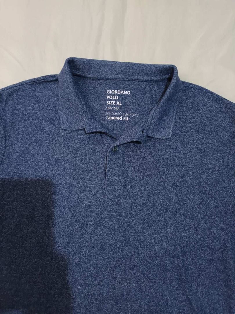Preloved Giordano Polo Shirt (Category: Tshirts & Polo Shirts ) located in Quezon City. Submitted by margas_essentials (Listing ID 1240677627, Image 2). Description: Preloved Giordano Polo Shirt Size: XL Color: Grey No flaw Payment first before shipping Mode of payment: bank transfer or transfer to Paymaya (can transfer from GCash to Paymaya) Shipping fee care of buyer.