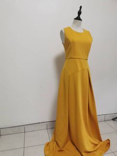 Premium Mustard Dinner dress