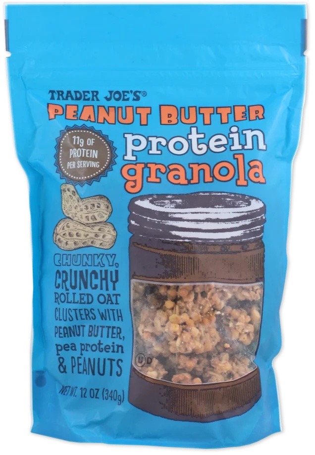 (PreOrder) Trader Joe's Peanut Butter Protein Granola (340g), Food