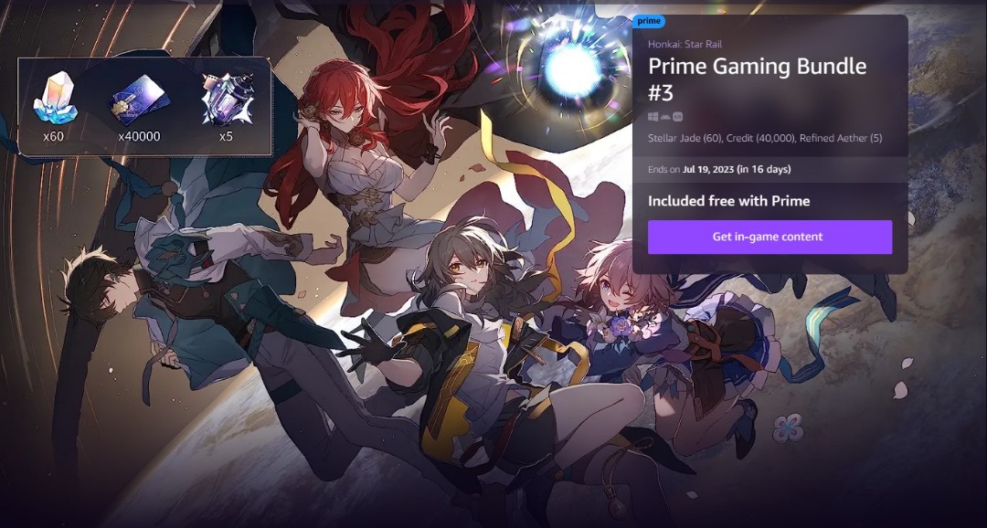 Genshin Impact Prime Gaming bundle skin: Wings of Starlit Feast release  date and details