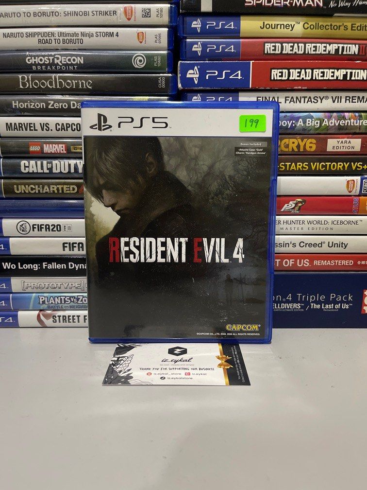 PS5 resident evil 4 remake R3 Rall english chinese cd disc used game