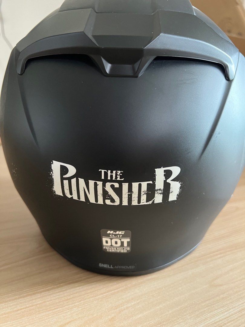 HJC Punisher helmet, Motorcycles, Motorcycle Accessories on Carousell