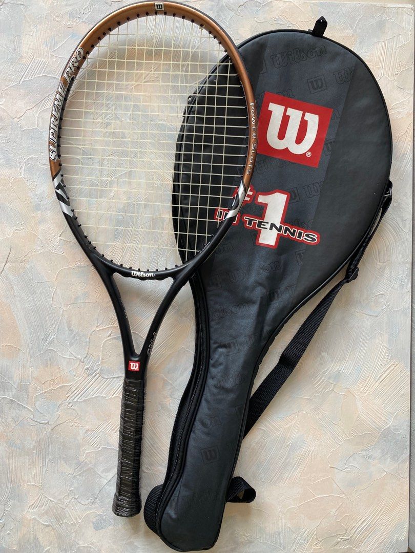Raket Tennis wilson supreme pro power slot, Olah Raga